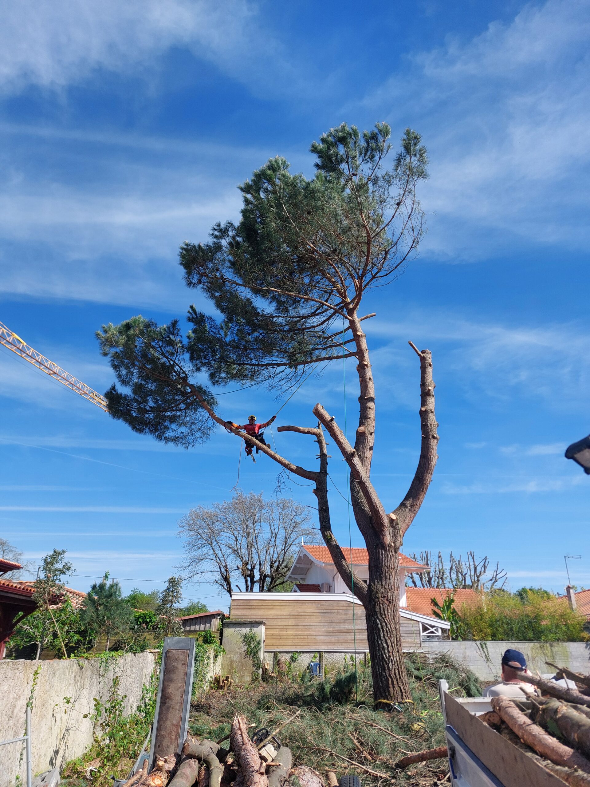 Démolition à Lège-Cap-Ferret